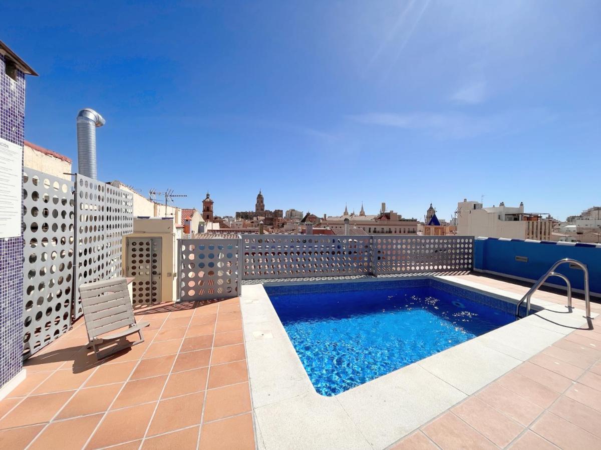 Homely Malaga Carreteria Con Piscina Exteriér fotografie
